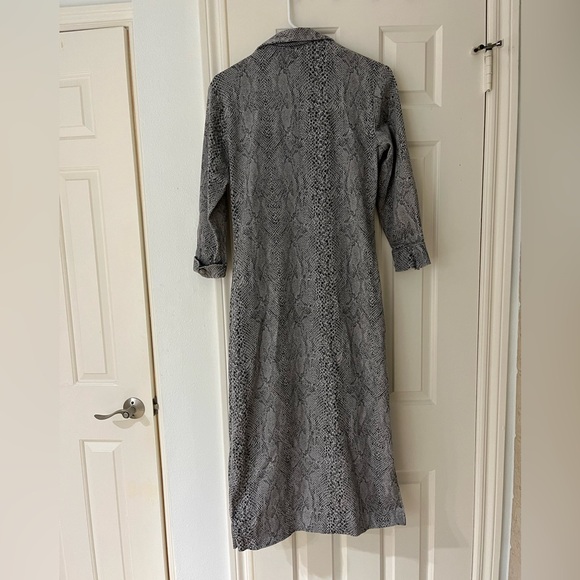Ann booth snakeskin pattern trench coat size XS - Picture 6 of 8